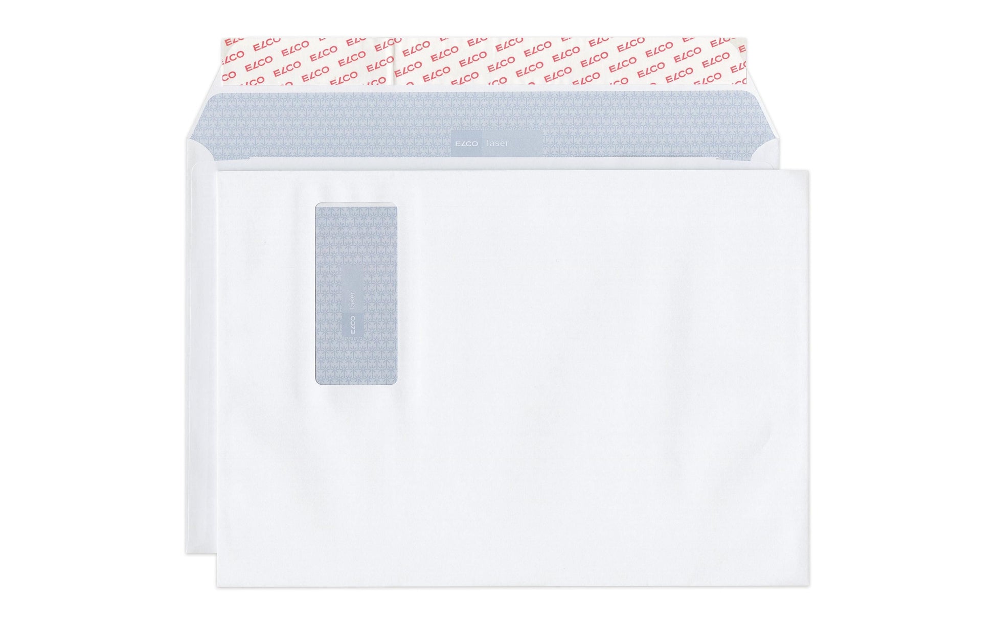 Elco Couvert C4, Fenster rechts, selbstklebend, hochweiss, 90 g/m², Spezial-Laserpapier – 250 Stk.