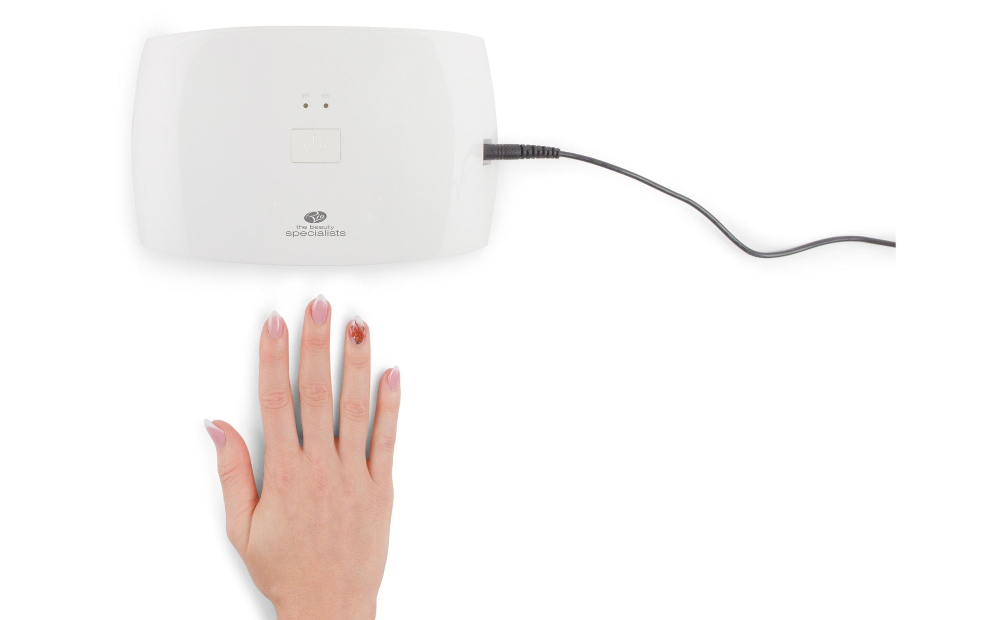 Rio Nageltrockner UV+LED – 24 W, Timer 30–60 s, Bewegungssensor, Weiss