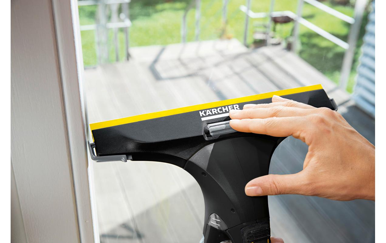 Kärcher WV 5 Plus N – Fenstersauger – Arbeitsbreite 28 cm, Laufzeit 35 min, Tank 100 ml, 105 m², Schwarz