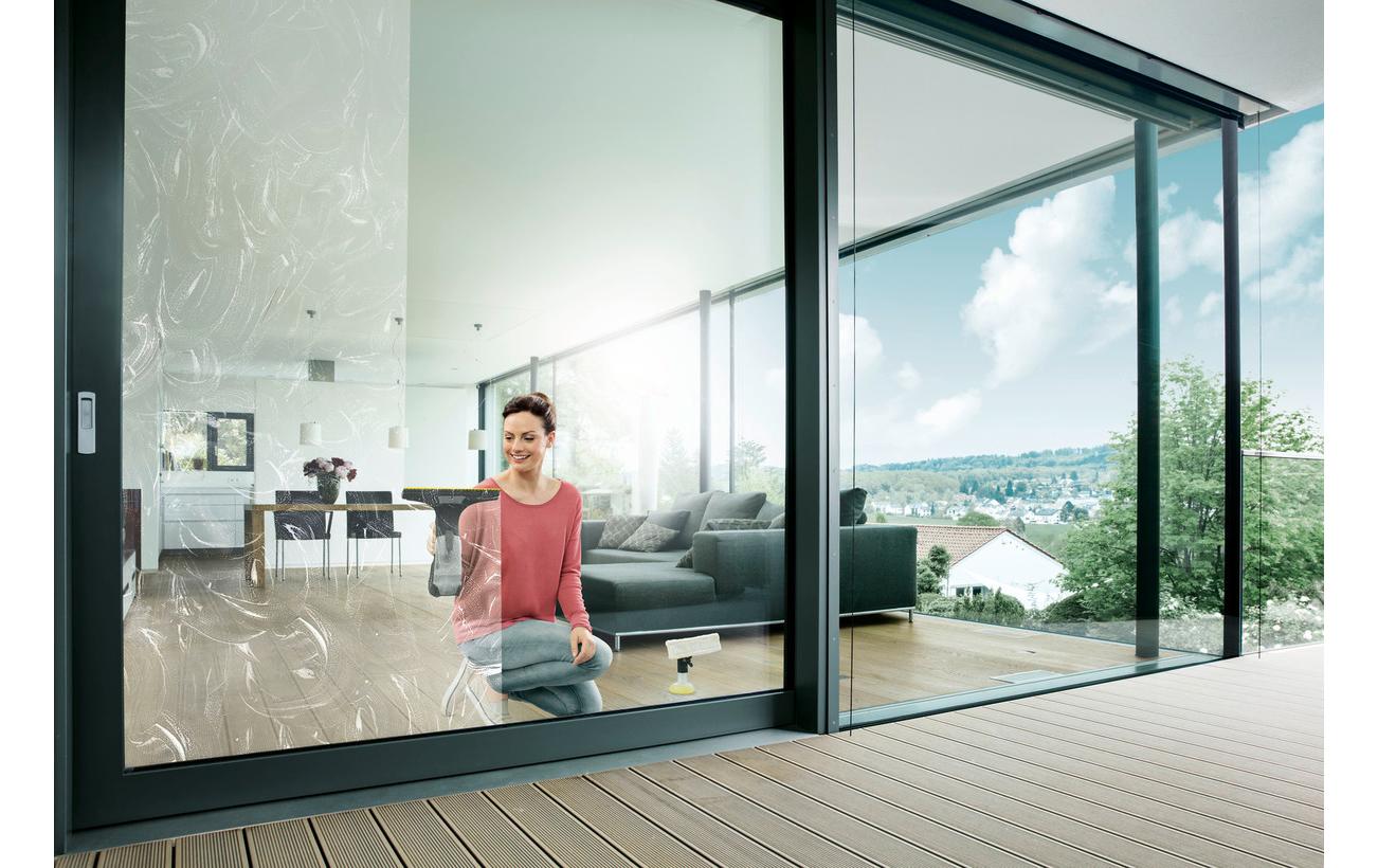 Kärcher WV 5 Plus N – Fenstersauger – Arbeitsbreite 28 cm, Laufzeit 35 min, Tank 100 ml, 105 m², Schwarz