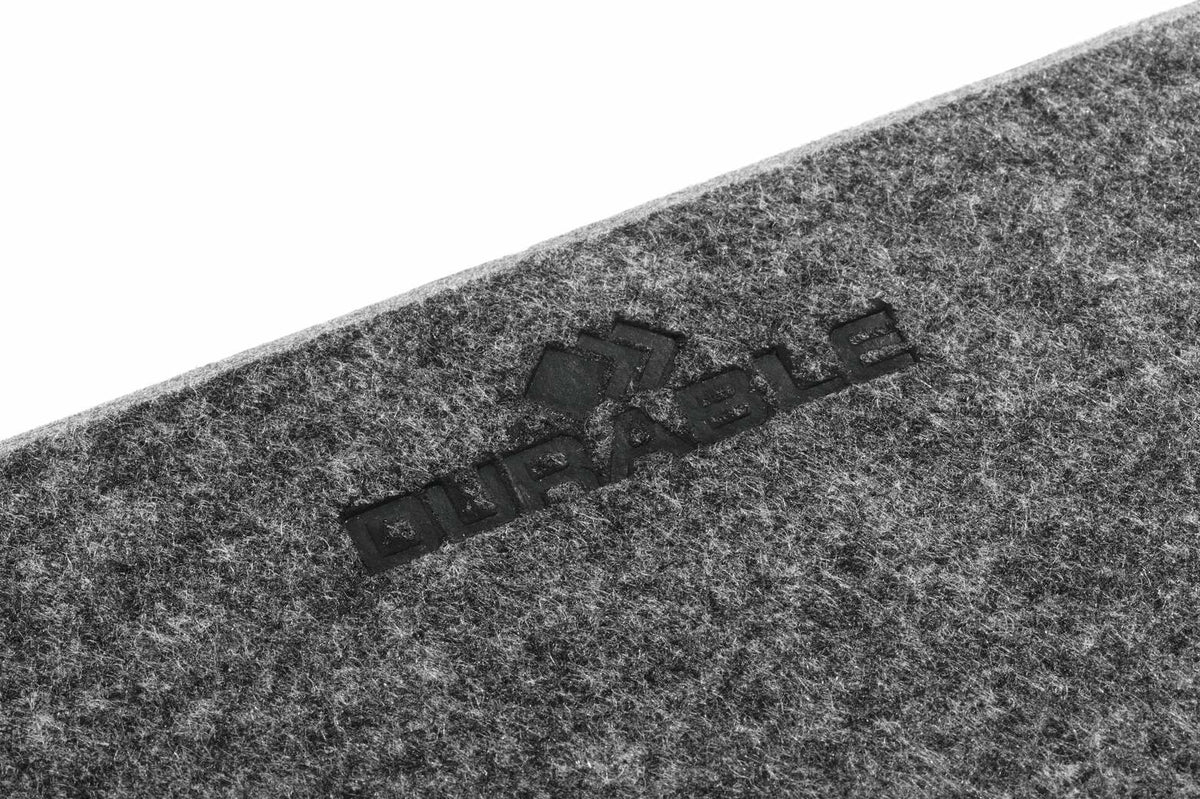 Durable Schreibtischunterlage – 700 × 330 mm, rPET-Filz, Anthrazit