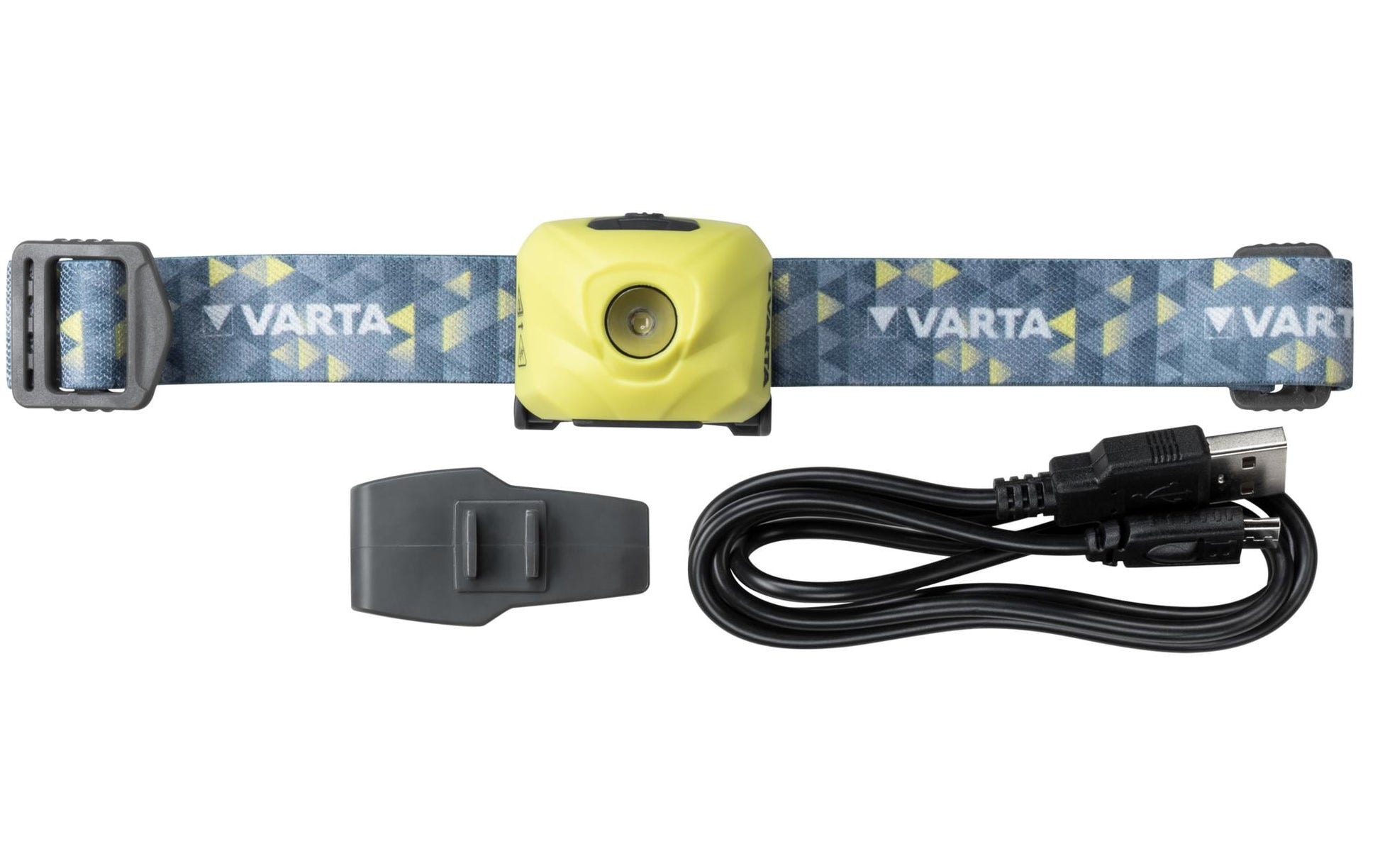 Varta Stirnlampe H30R – 300 lm, 91 m, IPX4, Laufzeit 21 h, dimmbar – Limette