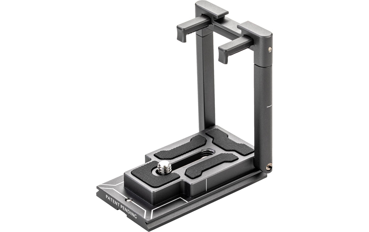 Benro ArcaSmart 70 Teller – 48 × 70 × 13 mm, 1/4" Gewinde – Aluminium/Edelstahl – Schwarz