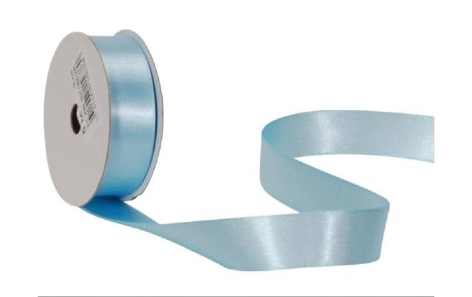 Spyk Geschenkband Satin Hellblau – 16 mm × 5 m