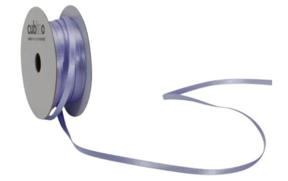 Spyk Geschenkband Satin Violett – 3 mm × 8 m