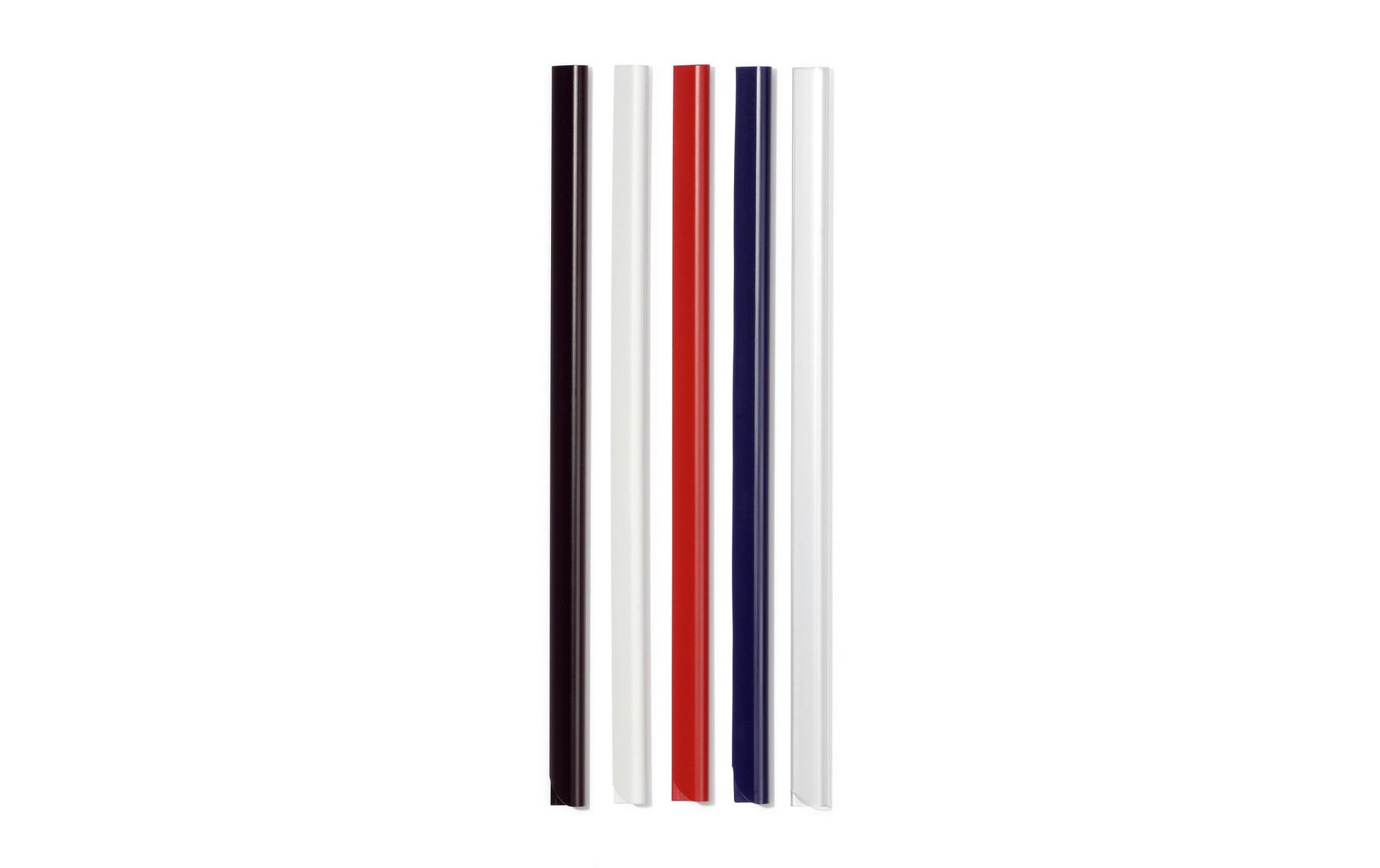 Durable 293101 Klemmschiene für A4, Kunststoff, Schwarz – bis 50 Blatt – 50 Stk