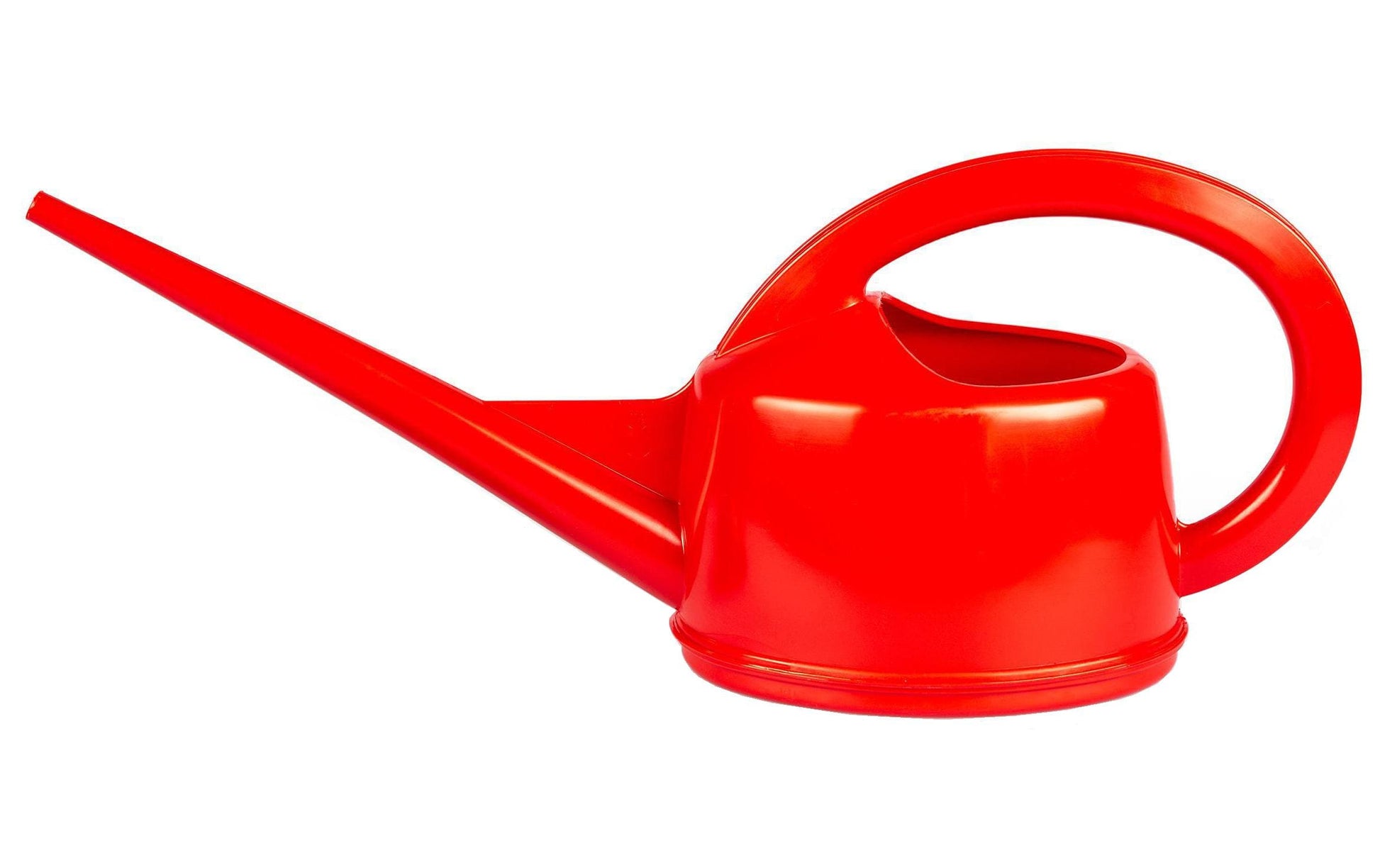 Stöckli Giesskanne 4697.02 – 2 l, rot, Kunststoff, für Zimmerpflanzen