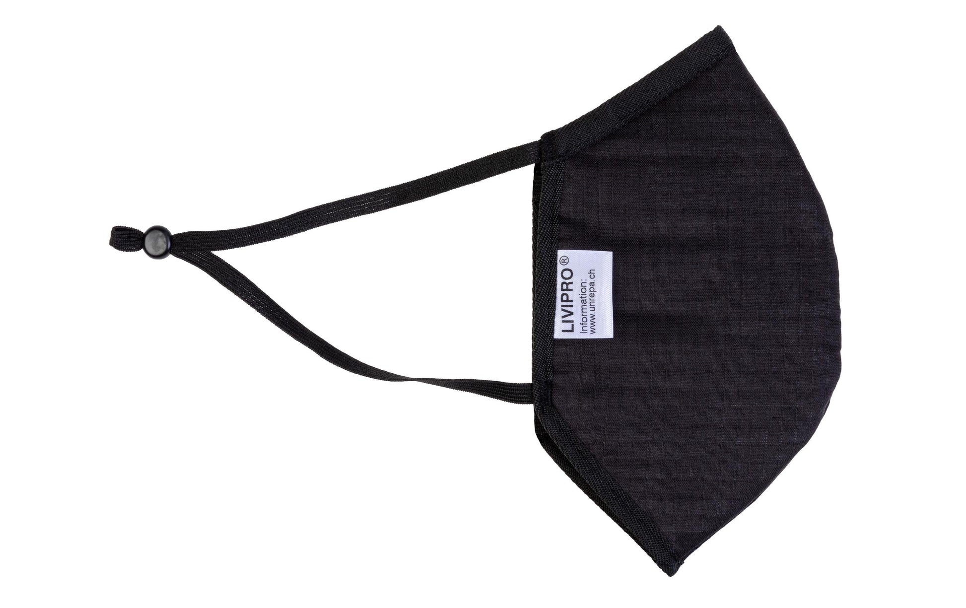 Unrepa LIVIPRO – Stoffmaske Evolution – M – schwarz – 1 Stk.