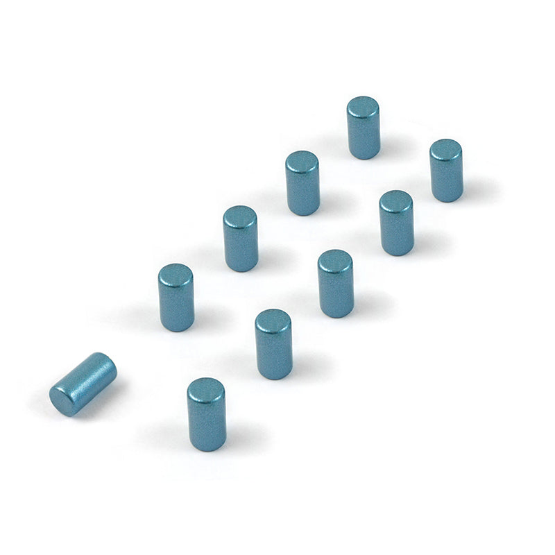 Trendform Tafelmagnete – Ø 4 mm, 10 Stk., blau