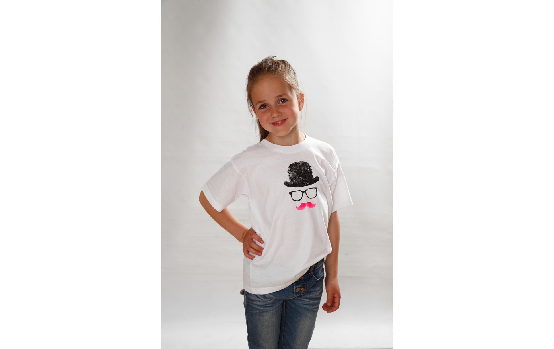 Creativ Company T-Shirt – M, 1 Stück – Weiss, Baumwolle