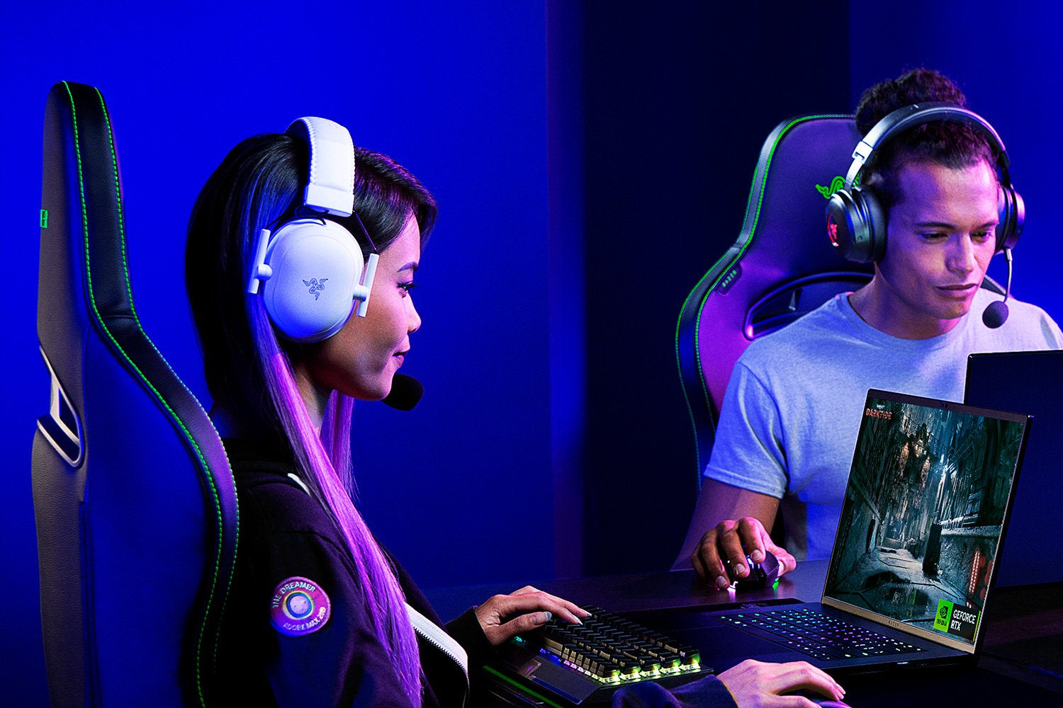 Razer BlackShark V2 Pro Gaming-Headset – Over-Ear, Stereo, BT, Weiss, BT 5.2