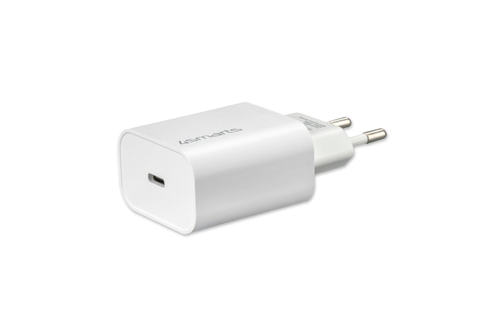 4smarts VoltPlug USB-Ladegerät 20 W – USB-C×1 – PD – Weiss
