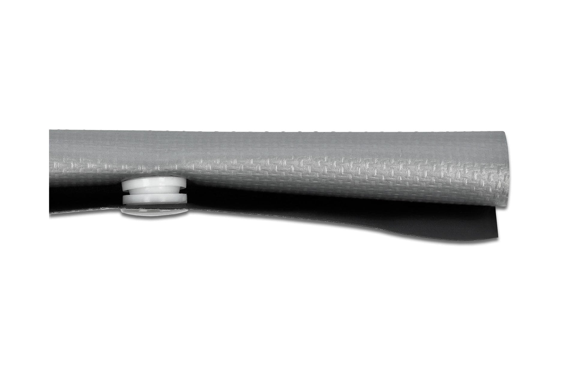 DeLOCK Kabelschlauch, Ø 29 mm, 2 m, Wiederverwendbar, Druckknopfverschluss – Schwarz/Grau