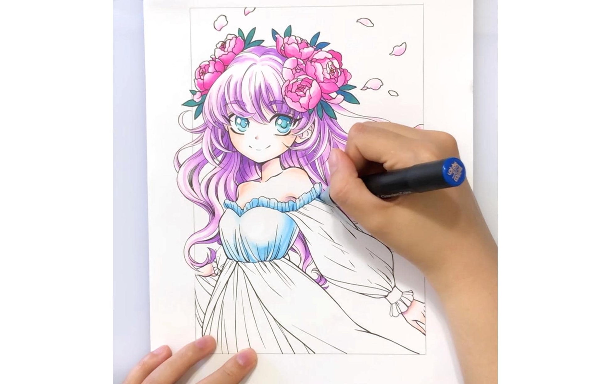 Chameleon Permanentmarker – Bürstenspitze 1–4 mm – Color & Blending Set, 6er-Set