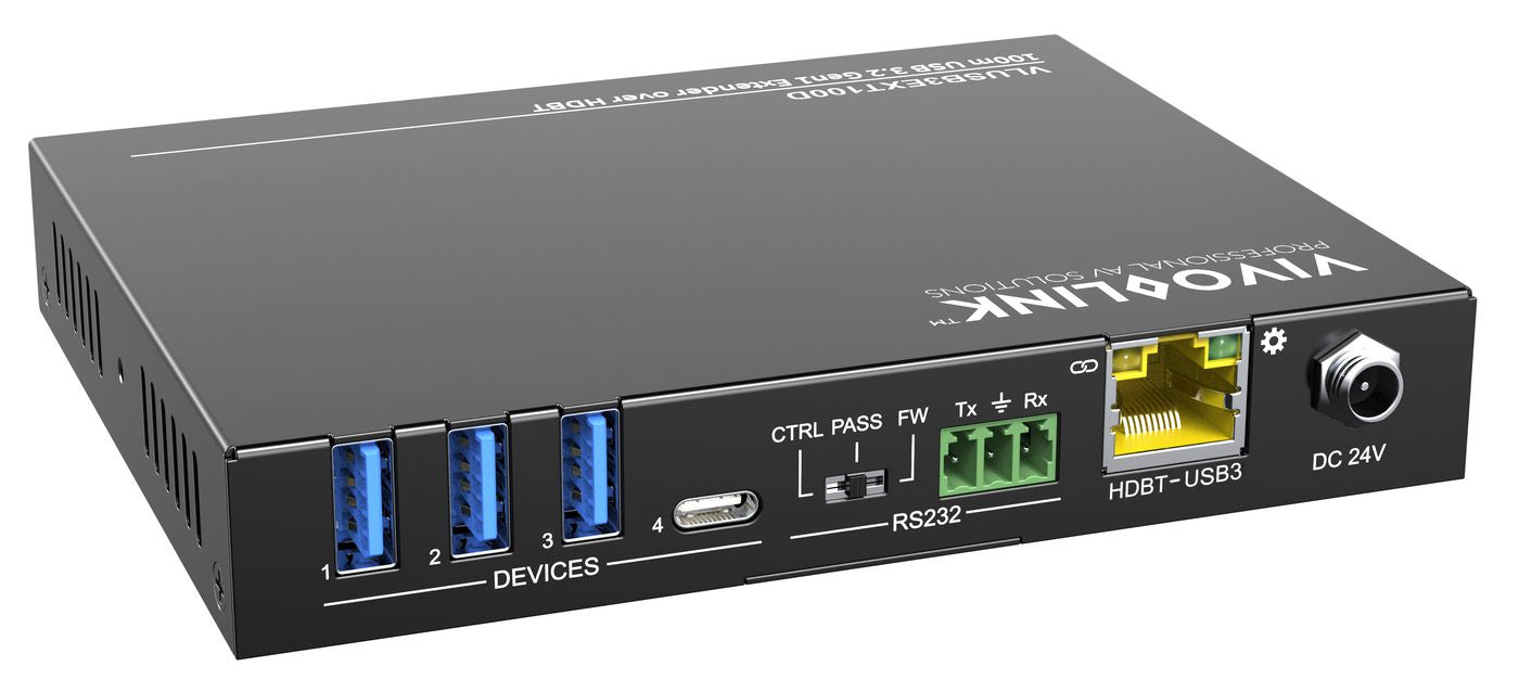 Vivolink USB 3.2 Gen 1 Extender über HDBaseT, bis 100 m