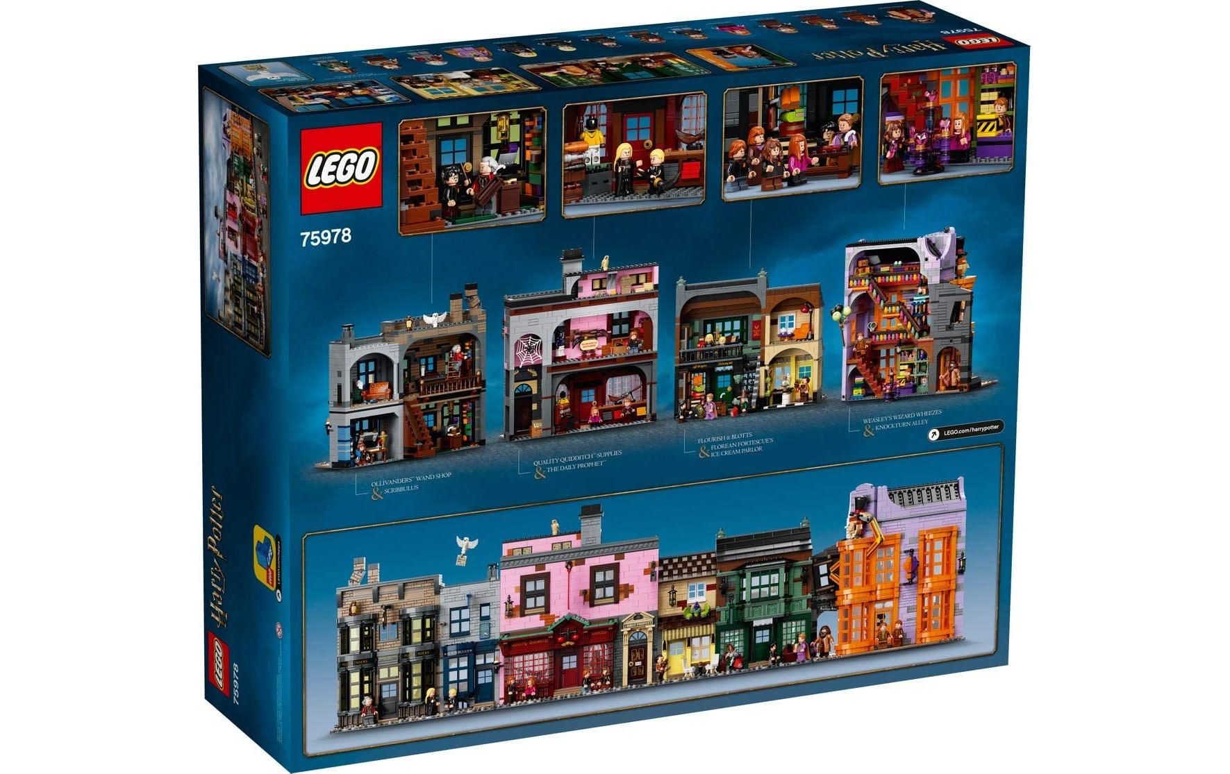 LEGO Harry Potter Winkelgasse Bauset – 5544 Teile – ab 16 Jahren