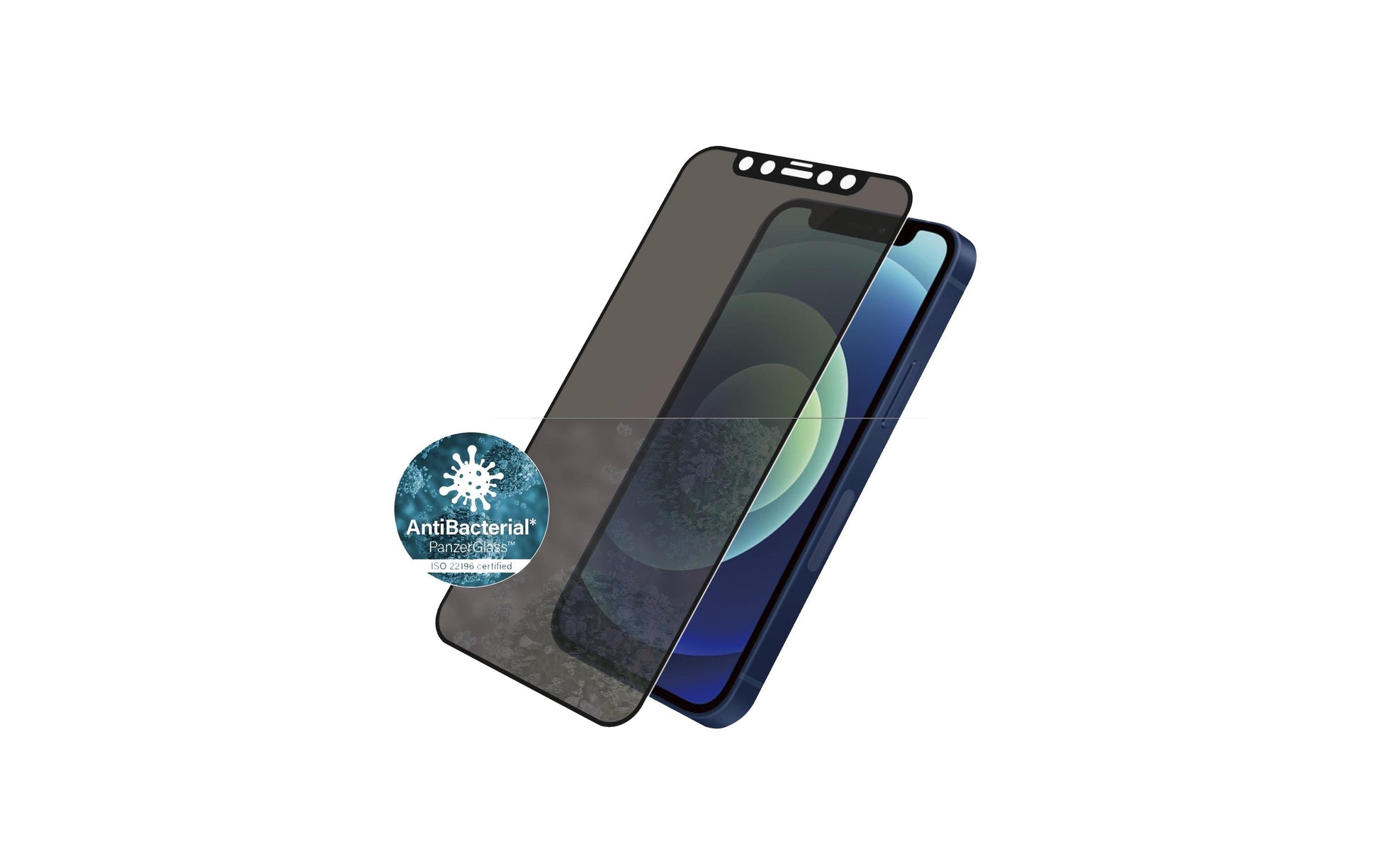 PanzerGlass Displayschutzglas – für Apple iPhone 12 mini, kratzresistent, fettabweisend, Hartglas