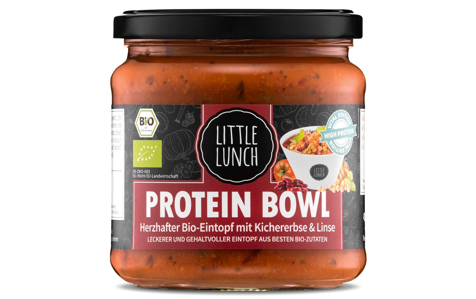 Little Lunch Eintopf Kichererbse & Linse, Bio, vegetarisch, Dose – 350 ml