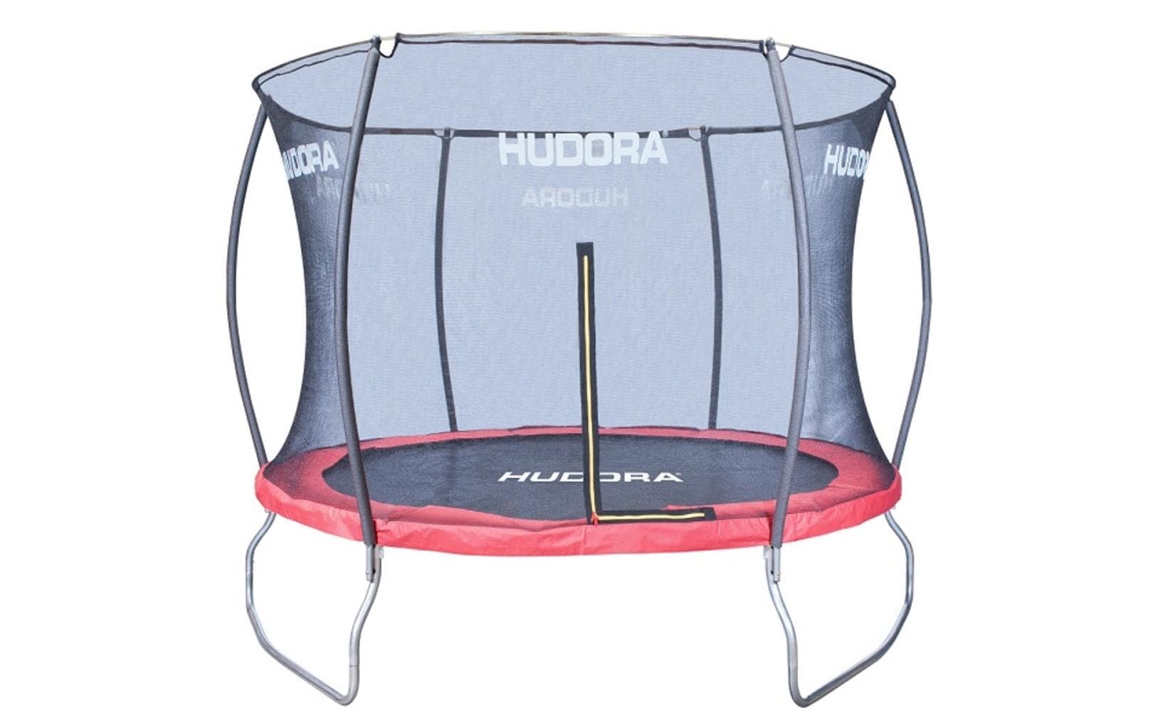 HUDORA Trampolin über der Erde – Ø 300 cm – 100 kg Belastbarkeit, Sicherheitsnetz, 60 Federn – Stahl