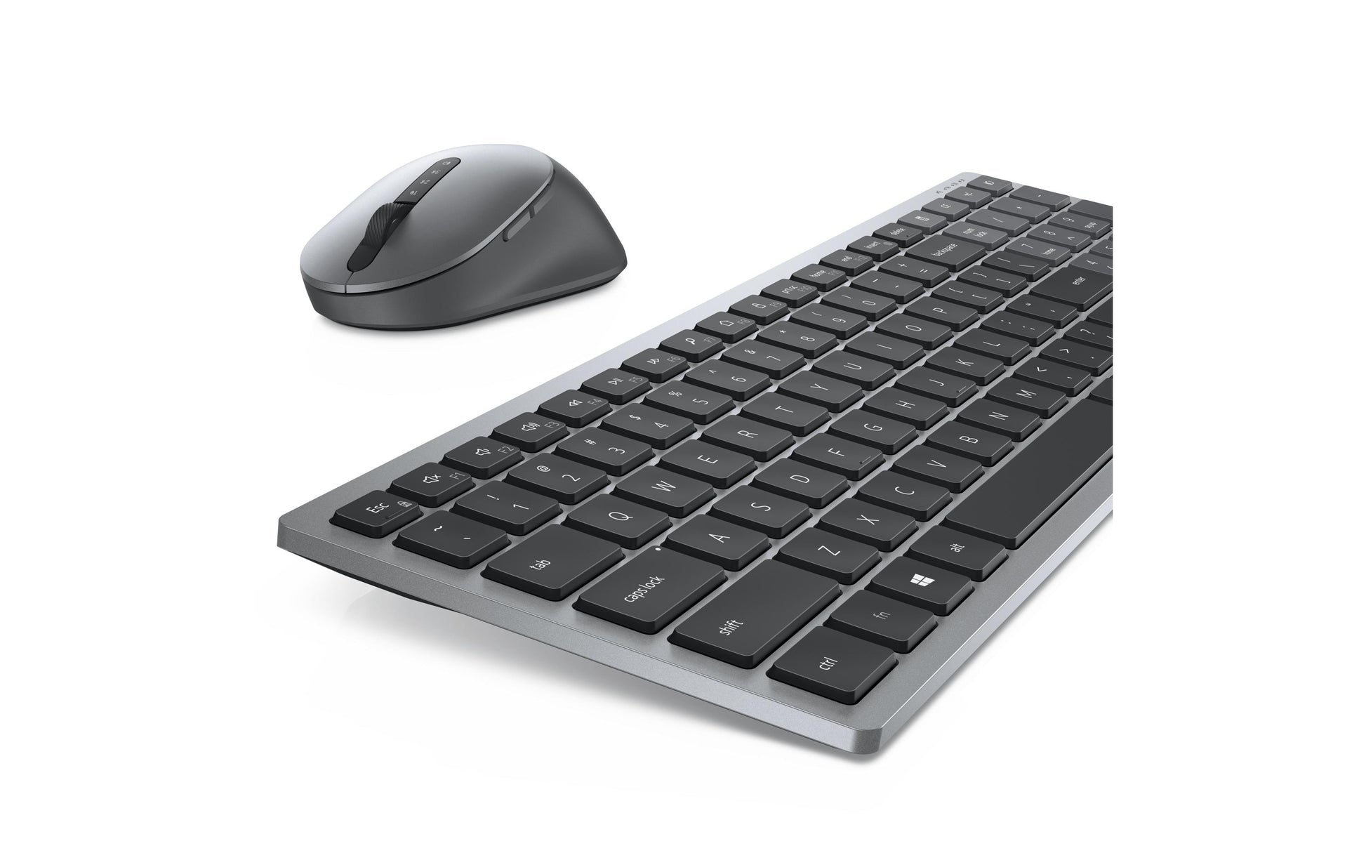 DELL KM7120W – Tastatur, kabellos (2,4 GHz), IT-Layout (IT), Fullsize (mit Ziffernblock), Scherenmechanik