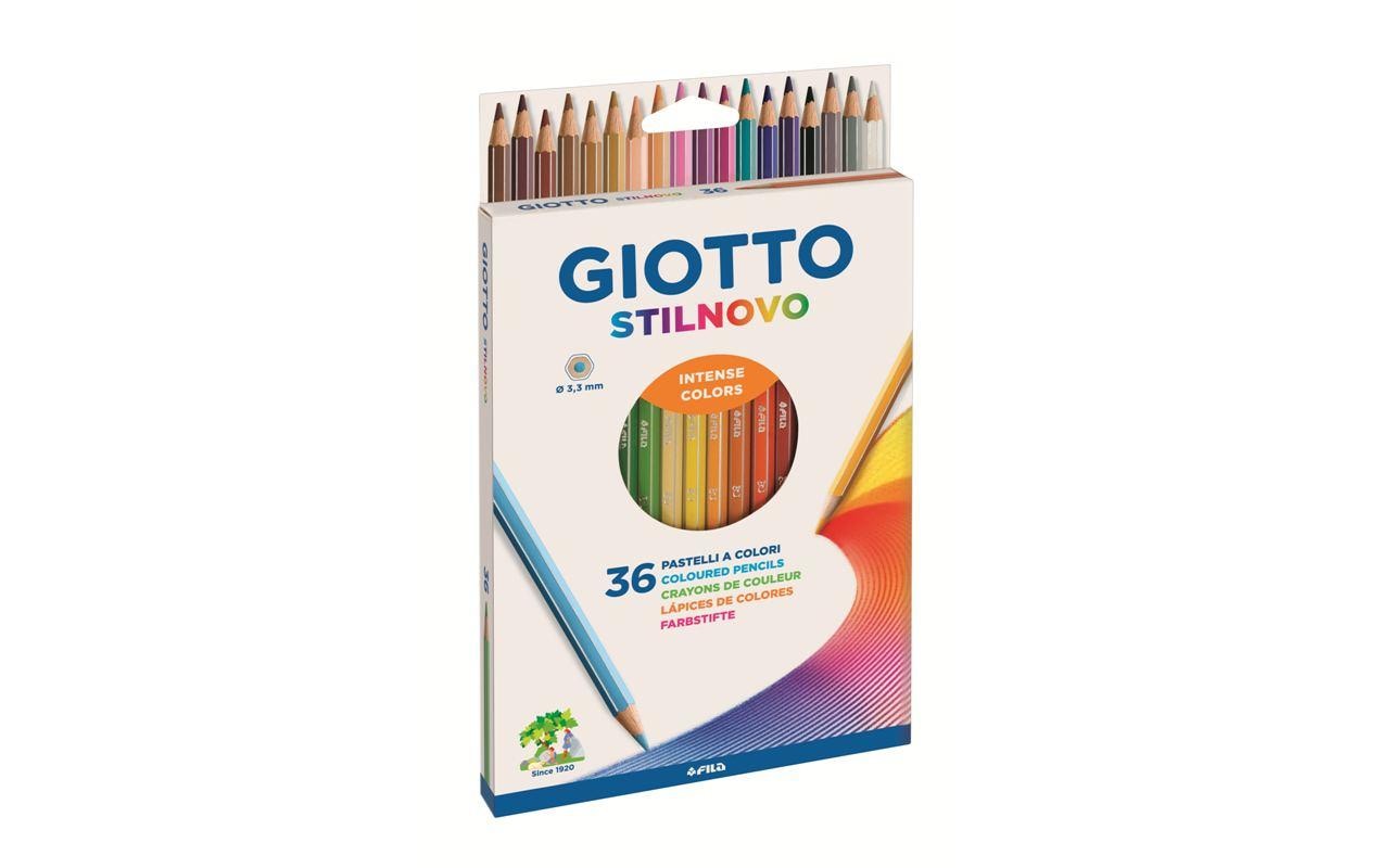 Giotto Stilnovo Buntstifte – 36 Farben, in Kartonetui