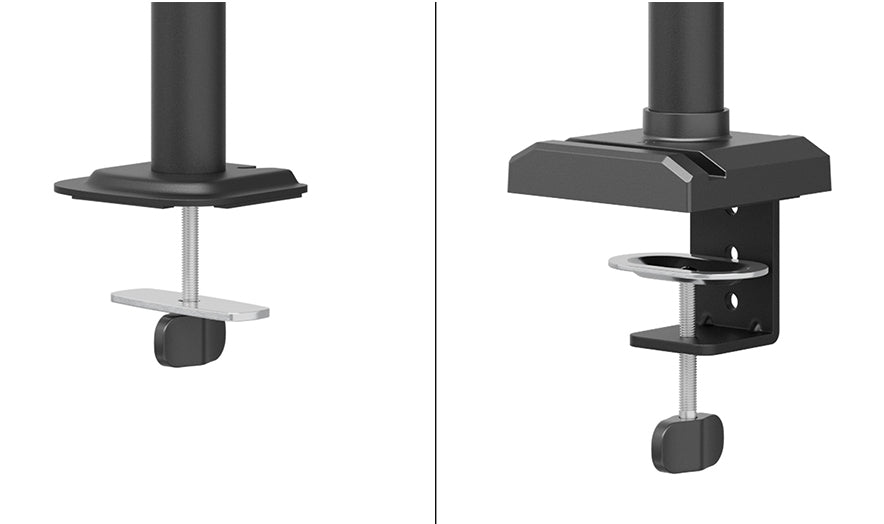 Neomounts NERO DS60-600BL3 – Monitorarm, 3 Monitore, Tischklemme, bis 27", VESA 75 × 75/100 × 100 mm, 6 kg