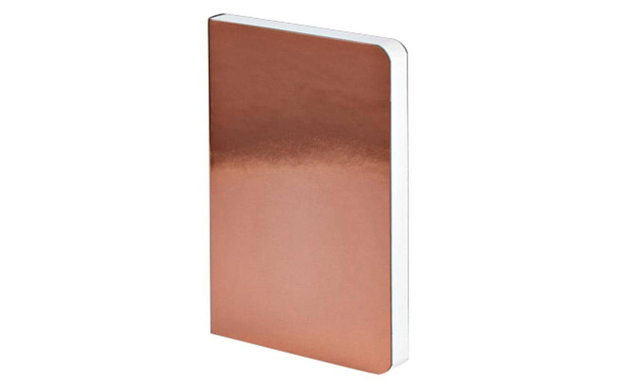 nuuna Notizbuch Shiny Starlet S, A6, 176 Seiten – kupfer