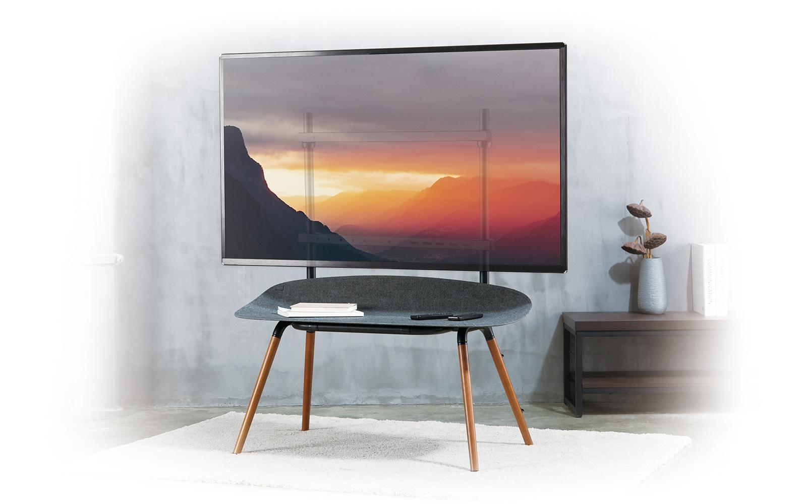 myWall My Wall HT25 – Displayständer, bis 70", VESA 600×400, bis 40 kg, schwarz