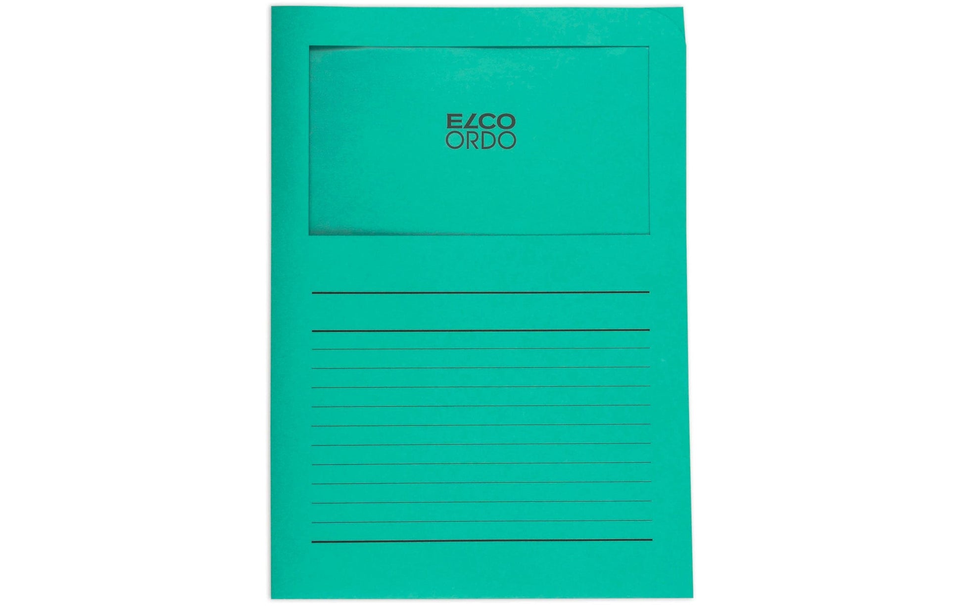 Elco Sichtmappe A4 – Smaragdgrün, Papier, 10er-Pack