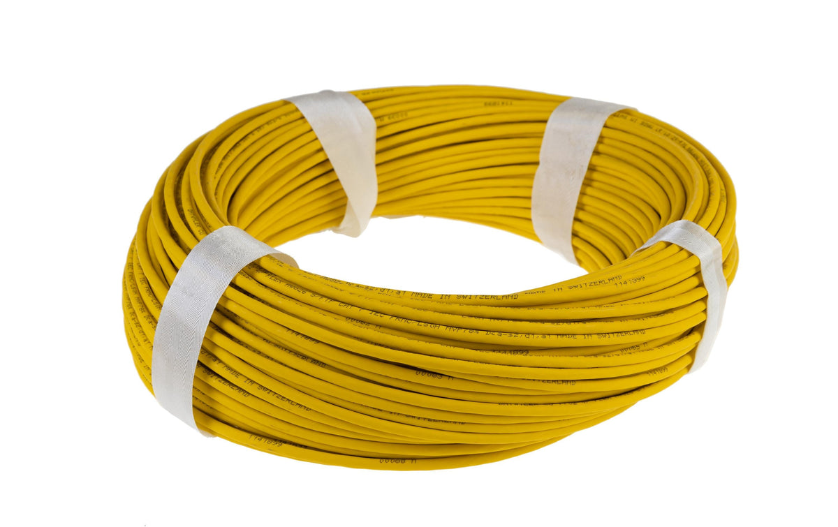Dätwyler CU 7702 4P Flex – Gelb, 100 m