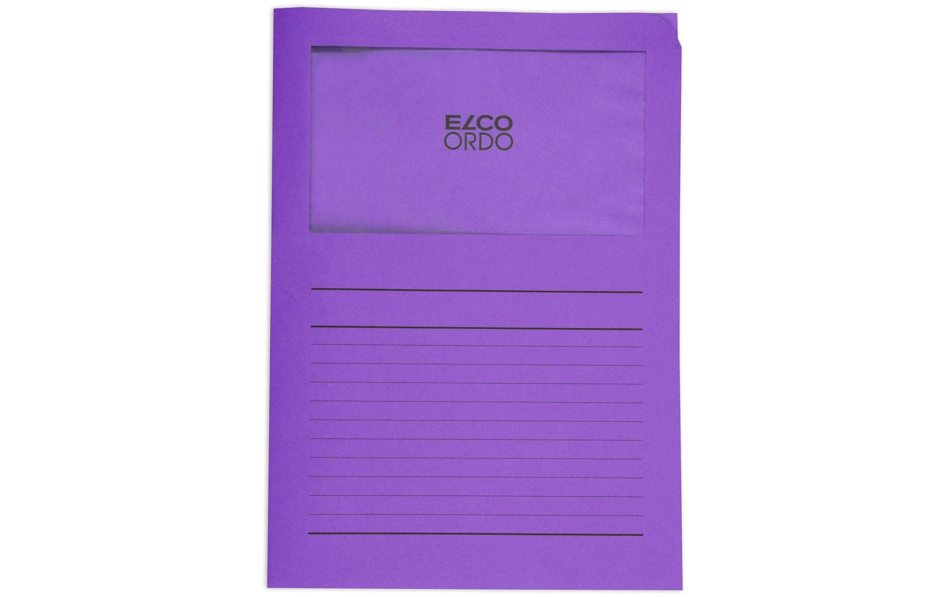 Elco Sichtmappe A4 – 100 Hüllen, Violett, Papier
