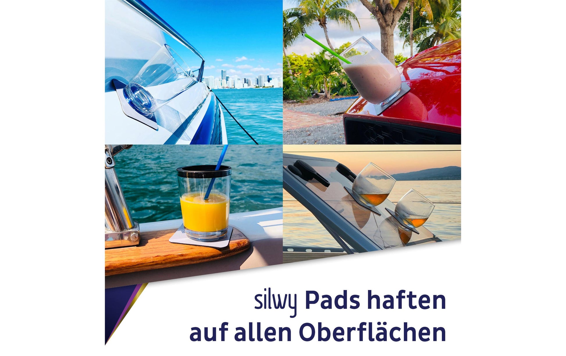 Silwy Bierglas – 0,50 l, Kunststoff, Transparent, 2 Stück