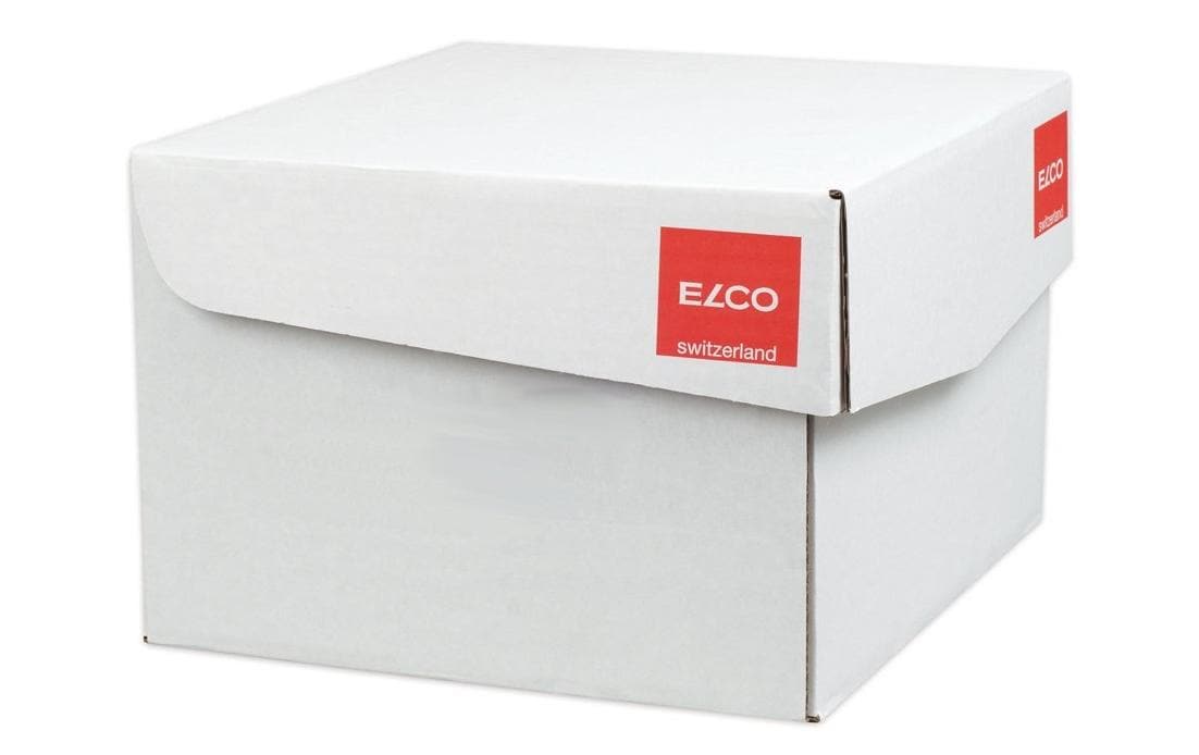 Elco Couvert C5, Fenster rechts, Haftklebung, weiss, 100 g/m², mit Innendruck – 500 Stk.