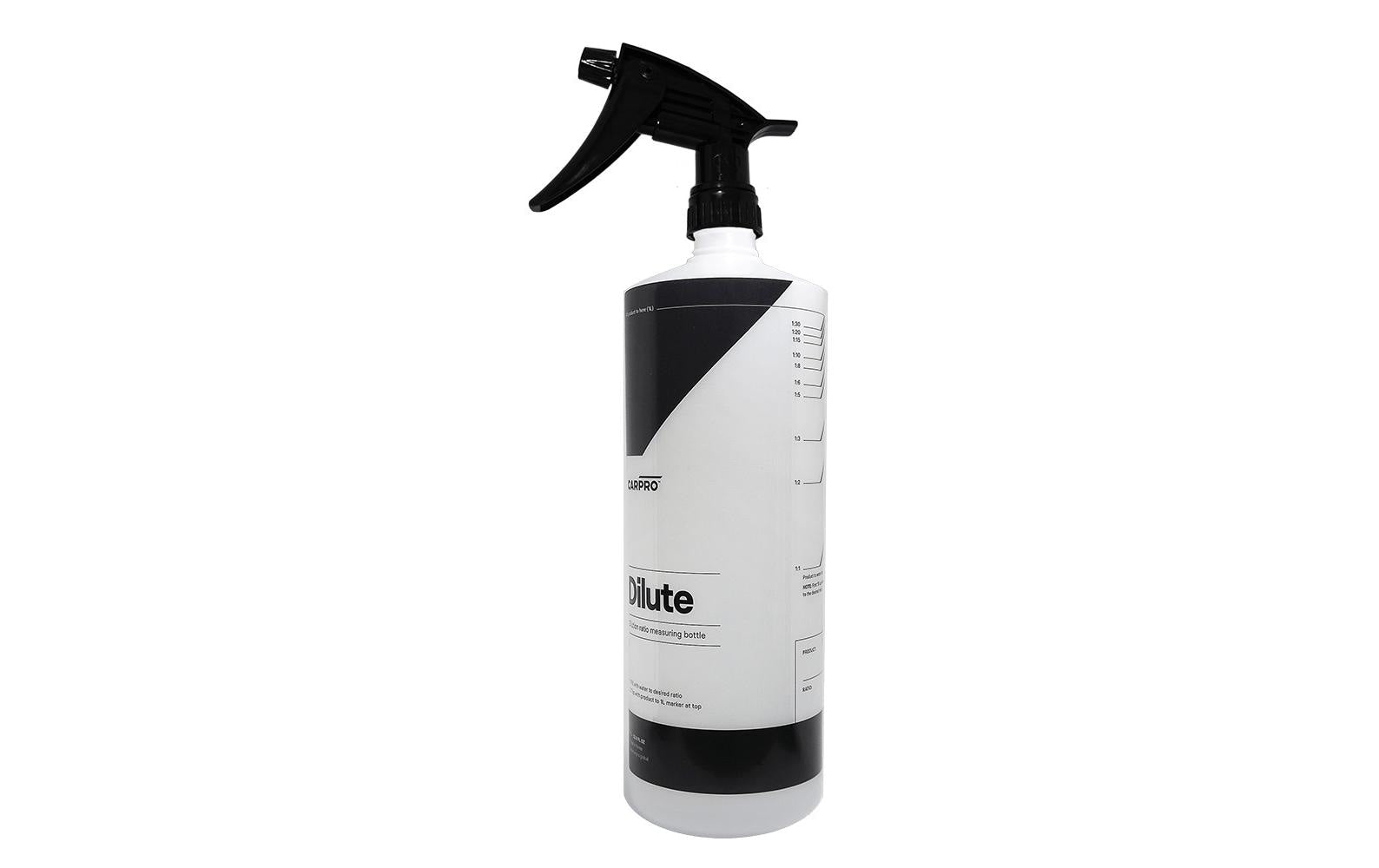 CarPro Sprühflasche – 0,5 l – Schwarz/Weiss