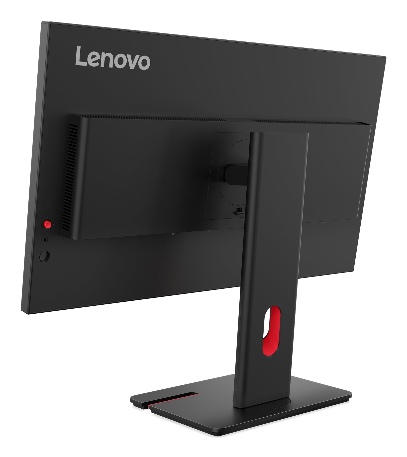 Lenovo ThinkVision T27u-40 – Monitor, 27", IPS, 60 Hz, 350 cd/m², Webcam, USB-C, VESA 100 × 100, Eclipse schwarz