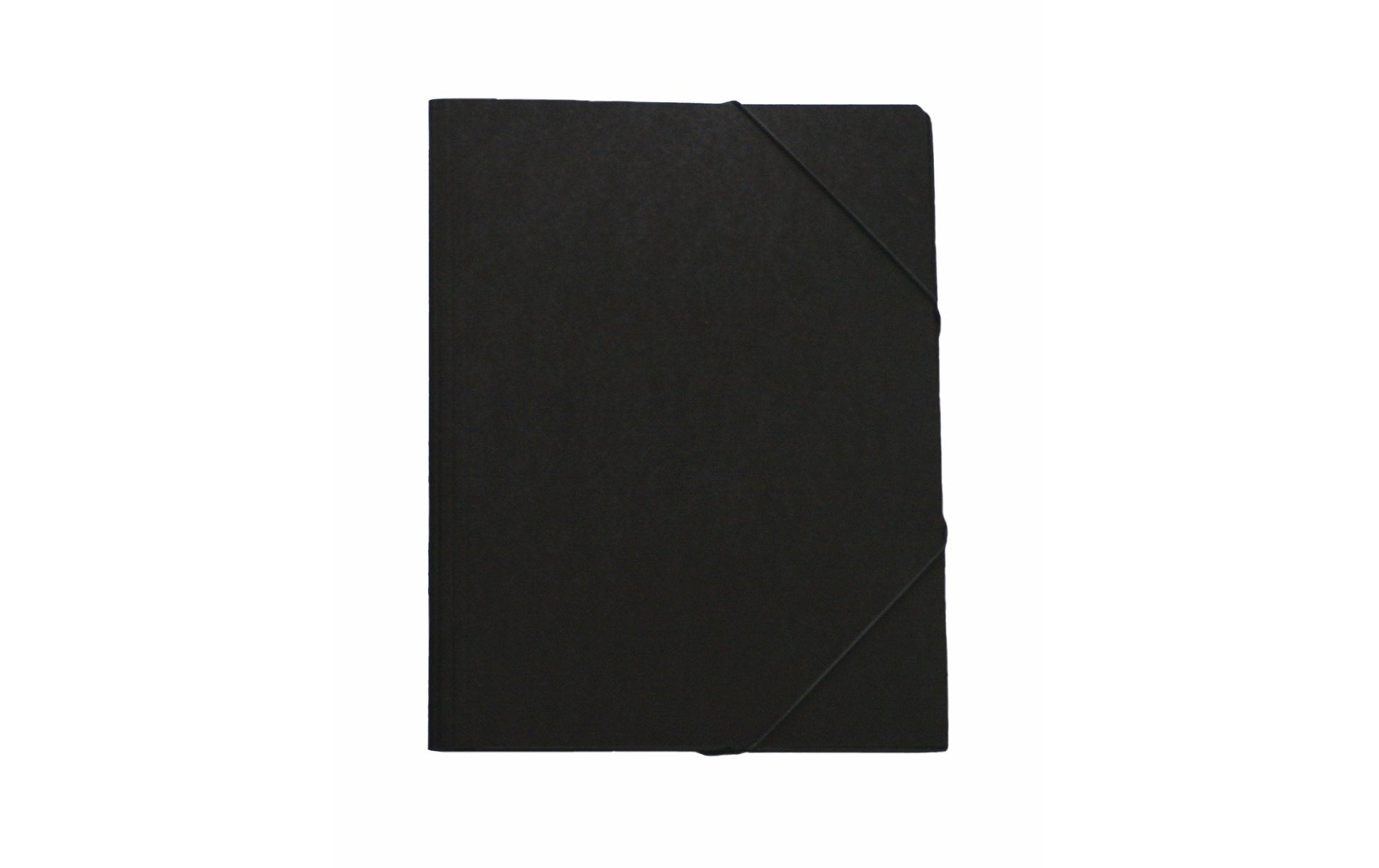 EROLA Sammelmappe für A4, Karton, Schwarz, mit Gummizug