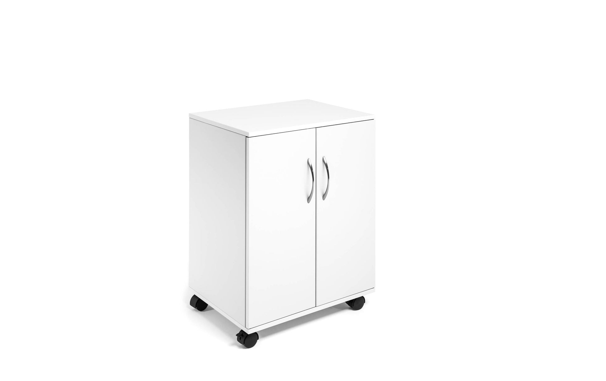 Durable Multifunktionswagen – Spanplatte, Weiss, 52,8 × 73,7 × 40 cm