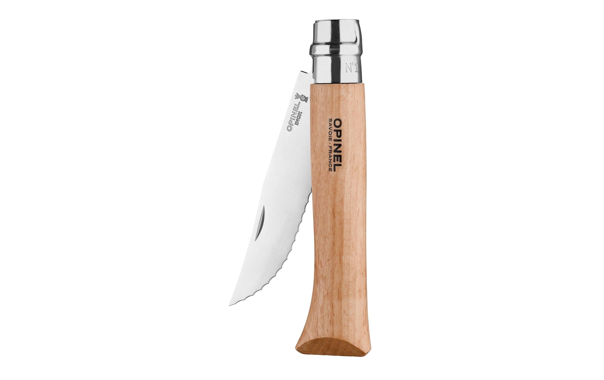 Opinel 5-teiliges Messerset, Edelstahlklingen, Holzgriff, inkl. Schneidebrett