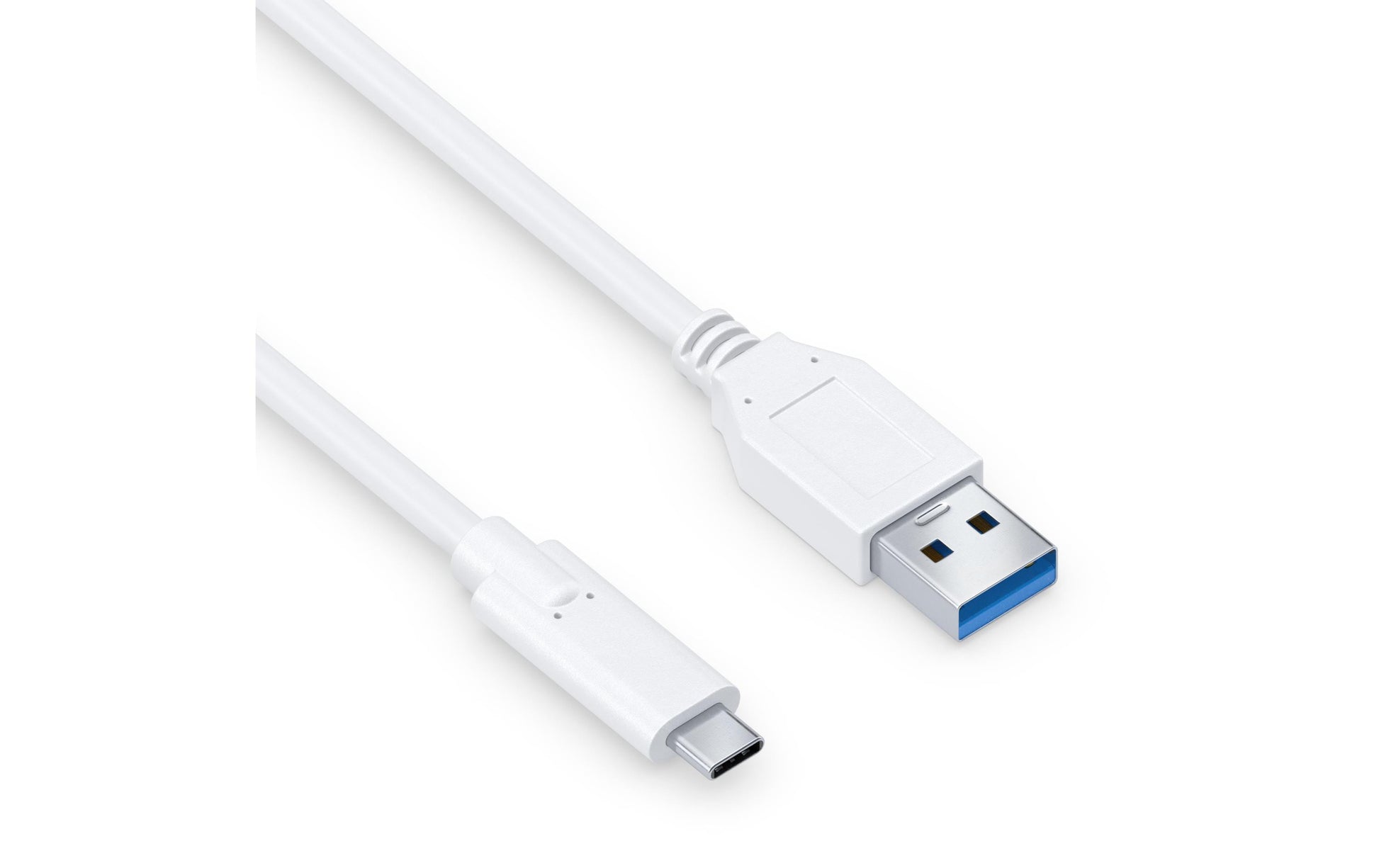 PureLink USB-A auf USB-C Kabel – USB 3.2 Gen 2 (10 Gbit/s) – 0,5 m – PD 60 W – Weiss