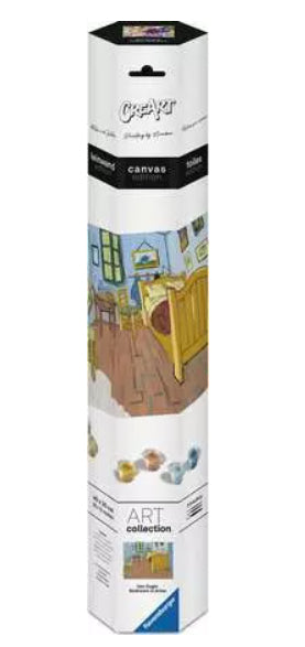 Ravensburger CreArt – Malen-nach-Zahlen-Set – Van Gogh Schlafzimmer – 40 × 30 cm – ab 12 Jahren