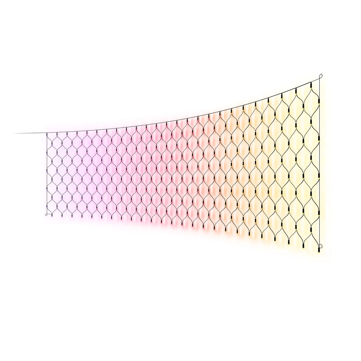 Philips by Signify Philips Hue System Decor Netz Erweiterung – 250 LEDs – Netzbetrieb – Zigbee – für Philips Hue – Schwarz – PVC