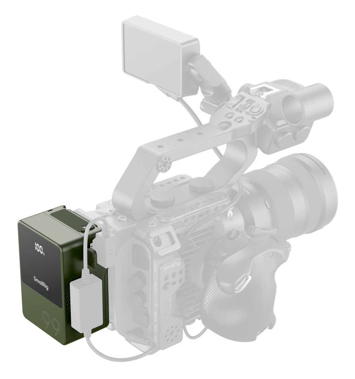 SmallRig VB99 mini V-Mount Akku – 6700 mAh (99 Wh), 14,8 V, D-Tap 16,8 V, USB-A/USB-C, 5 A – für Universal