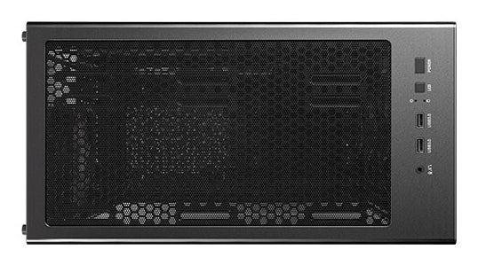 Antec AX85 – PC-Gehäuse – Midi Tower, für ATX, micro-ATX, Mini-ITX, 4×120 mm Lüfter, 360 mm Radiator, Schwarz