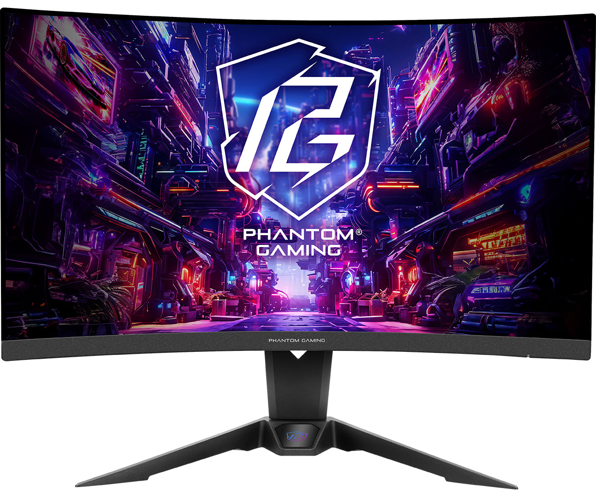 ASRock PG27QRT2A – 27" Gebogener 1500R, 2560 × 1440 (WQHD), VA, 180 Hz, DisplayHDR 400