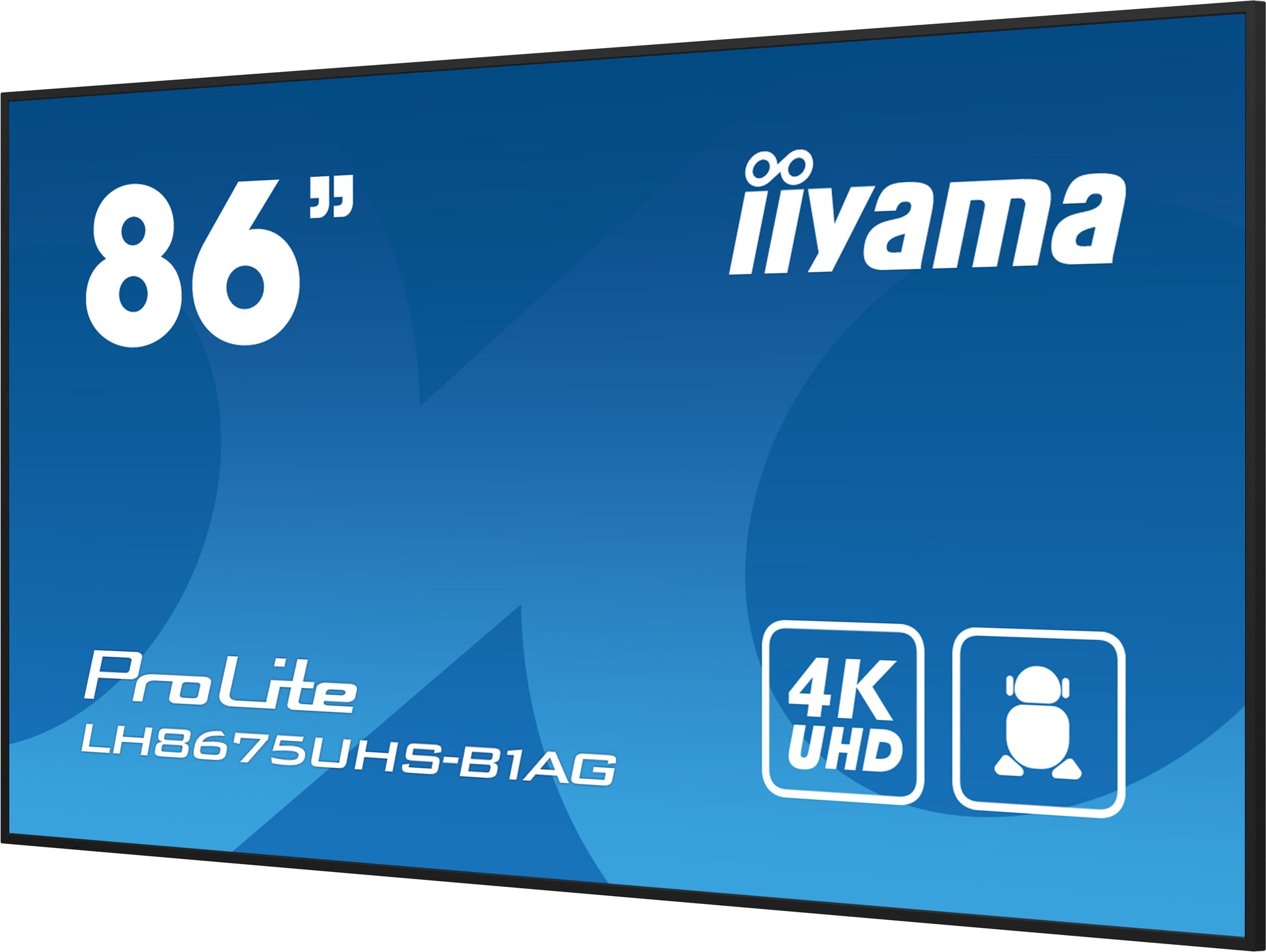 iiyama LH8675UHS-B1AG – 85,6", 3840 × 2160 (4K), IPS, LAN