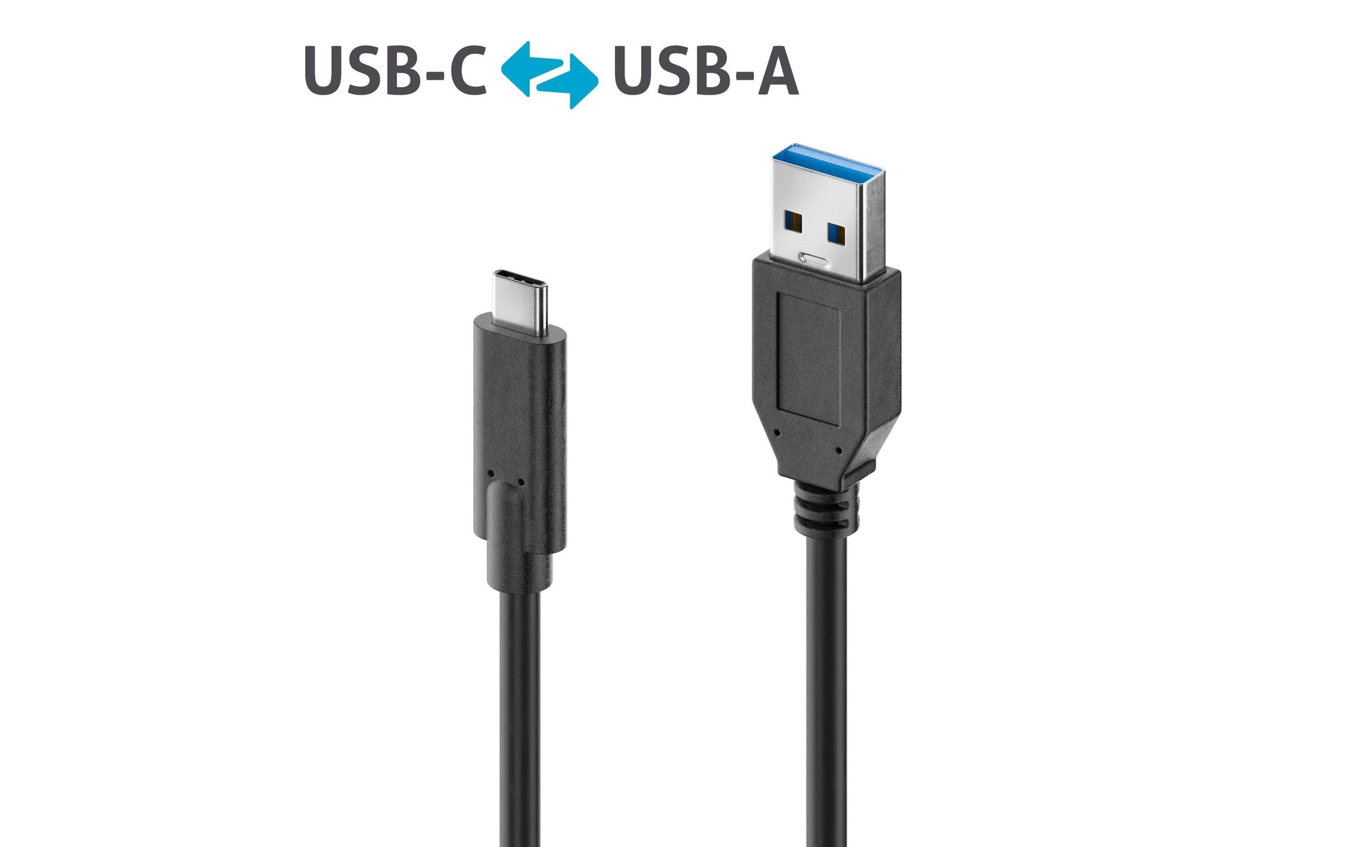 PureLink USB-Kabel, USB-A zu USB-C, 1 m, USB 3, Lade-/Datenkabel