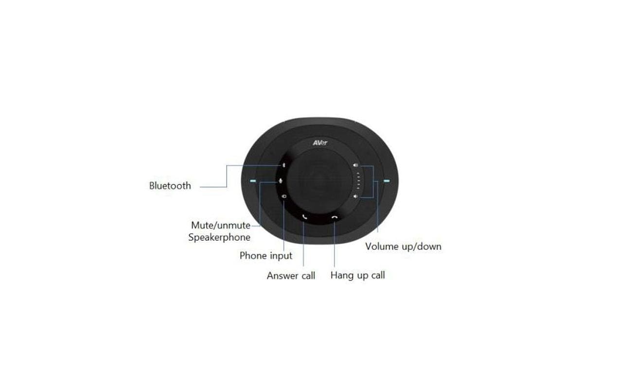 AVer VC540 Webcam – 4K Ultra HD, 60 fps, Autofokus, USB-C – Schwarz