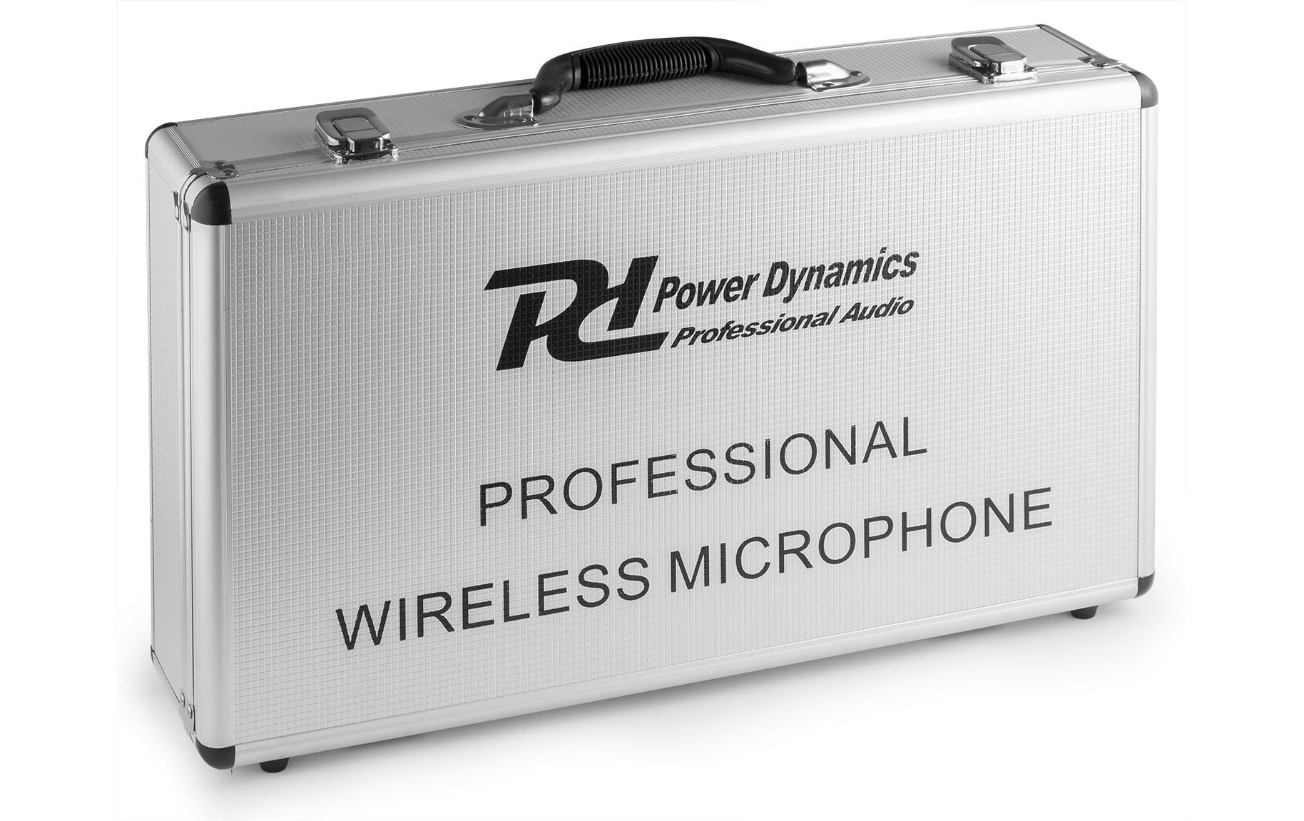 Power Dynamics PD504 Bühnenmikrofon 4er-Set – XLR/6,3 mm Klinke, Kabellos, Niere, 60–18'000 Hz