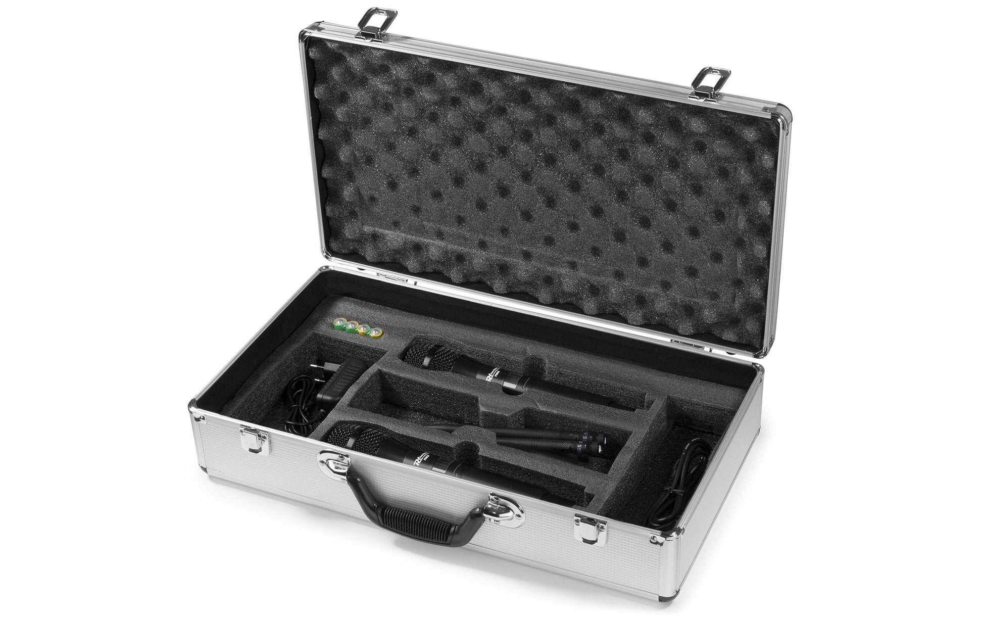 Power Dynamics PD632H Bühnenmikrofon 2er-Set – XLR, Kabellos (UHF), Niere, 60–18'000 Hz
