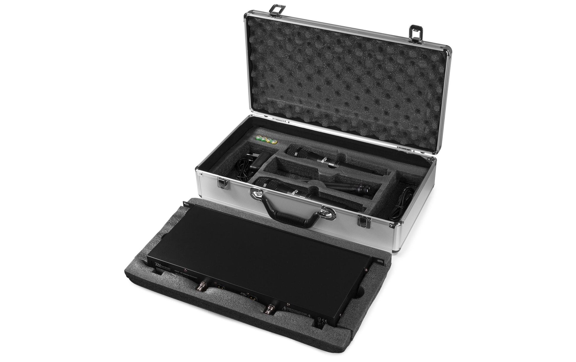 Power Dynamics PD632H Bühnenmikrofon 2er-Set – XLR, Kabellos (UHF), Niere, 60–18'000 Hz